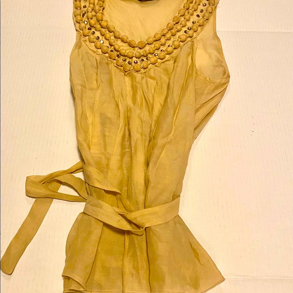 Victoria's Secret sleeveless top with crystal v-neck